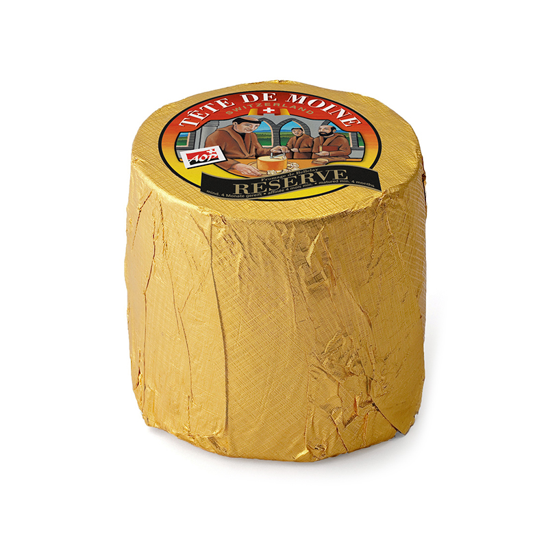 Tête de Moine - Whole Cheese, Premium Quality, 850g - 1.87 lbs, Buy  Online